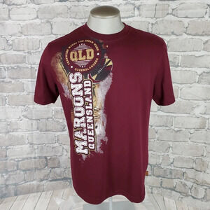 QLD  Maroons Queensland Australia Men's Rugby Burgundy Large